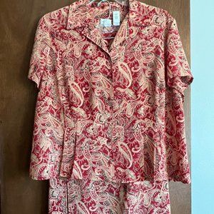 Emma James (Liz Clairborne), Long Skirt and Top, Size 22P